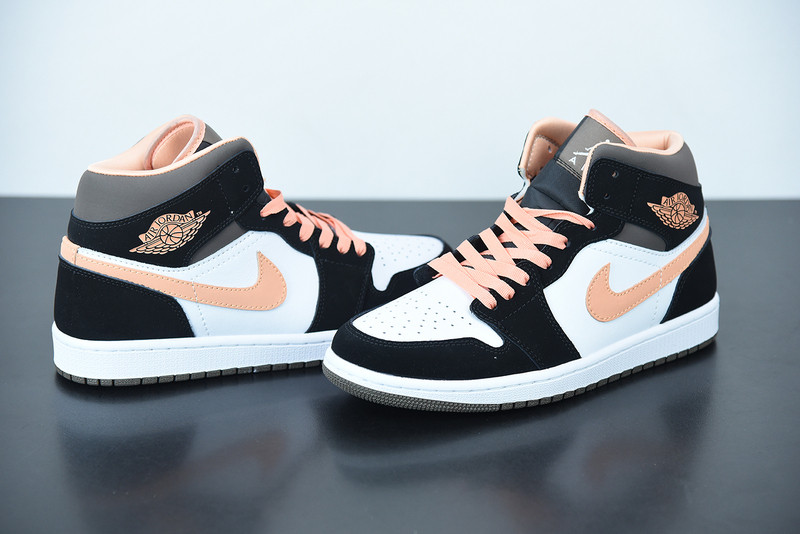 air jordan 1 mid peach mocha dh0210-100