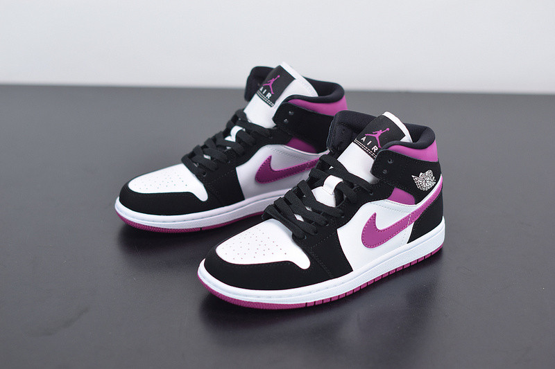 air jordan 1 mid magenta bq6472-005