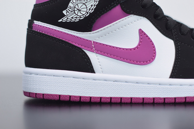 air jordan 1 mid magenta bq6472-005
