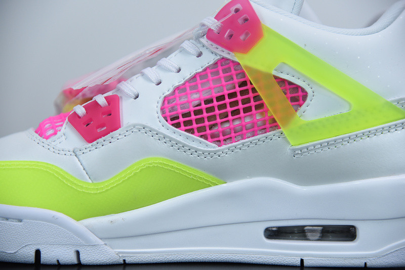 air jordan 4 girls lemon venom pink blast cv7808-100