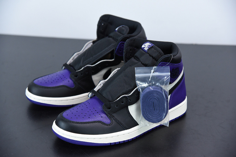 air jordan 1 retro high og "court purple" 555088-501