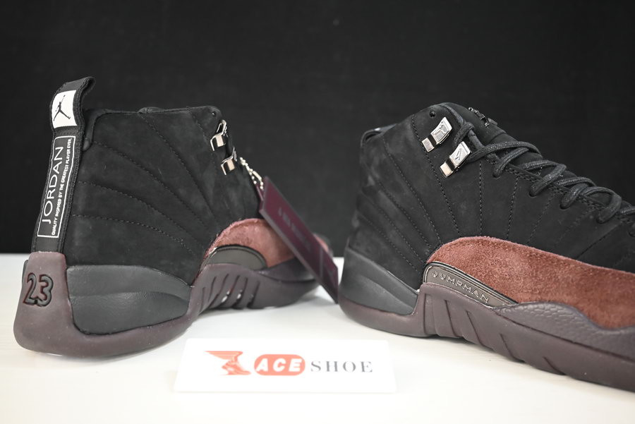 a ma maniére x air jordan 12 “black” dv6989-001