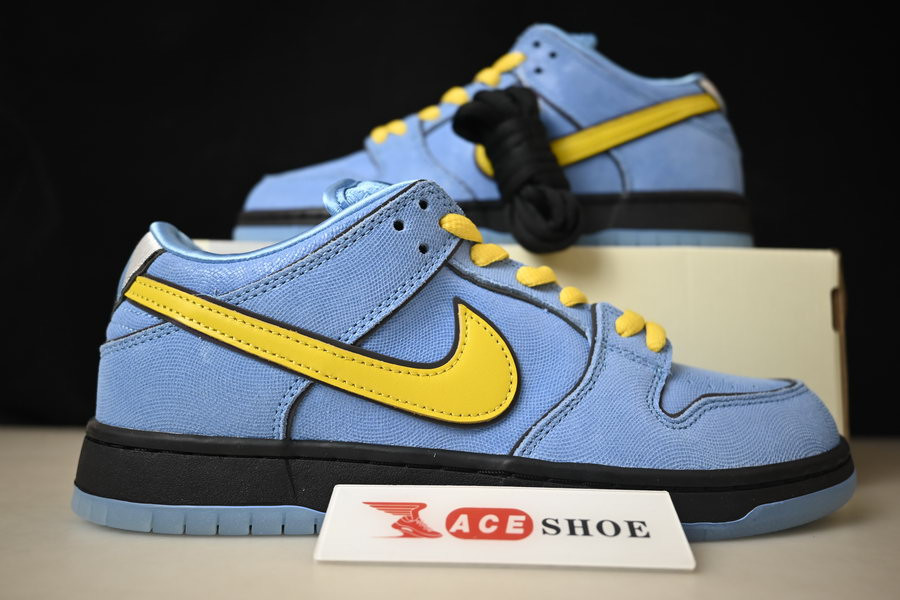 the powerpuff girls x nike sb dunk low “bubbles” fz8320-400