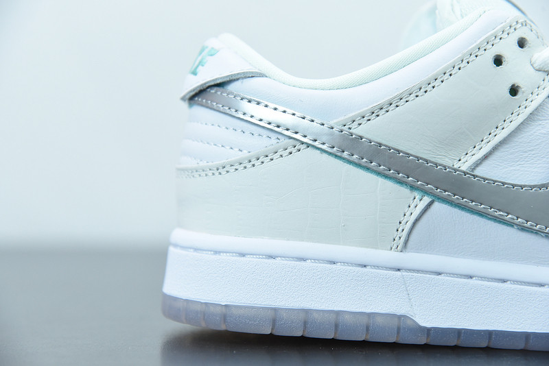 nike sb dunk low diamond S*pply co white diamond bv1310-100