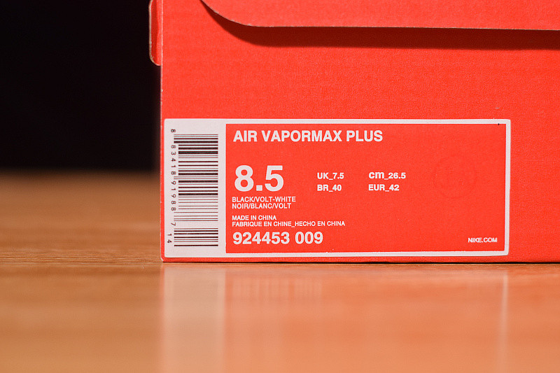 nike air vapormax plus "neon 95" 924453-009