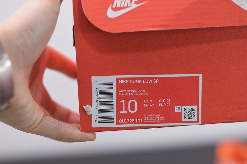 nike dunk low “syracuse” cu1726-101