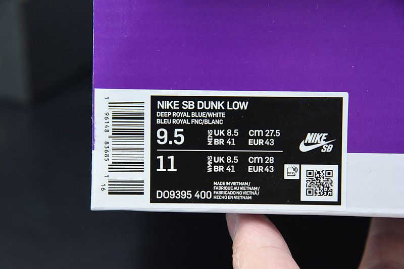 nike sb dunk low “la dodgers” do9395-400