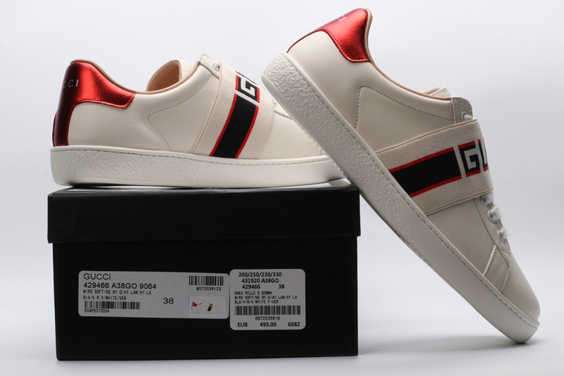 g*u*i ace embroidered low-top sneaker