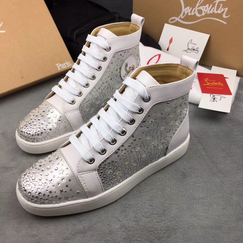 chian louin high top sneaker