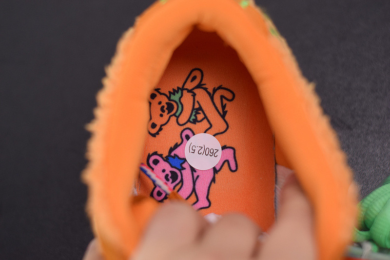grateful dead x nike sb dunk low “orange bear” cj5378-800