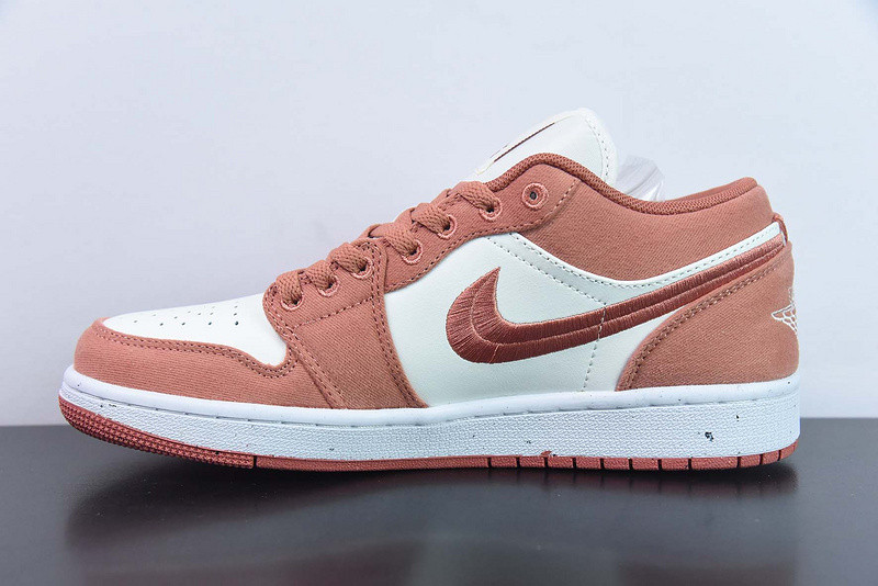 air jordan 1 low se canvas "orange" fn3722-801