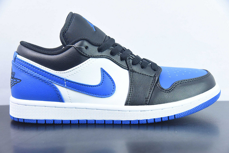 air jordan 1 low gs "black/royal" 553560-140