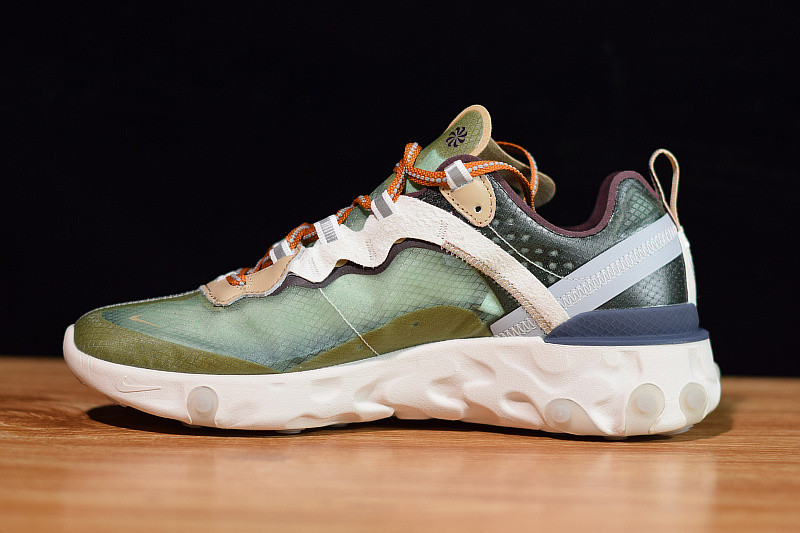 nike react element 87 undercover green mist bq2718-300
