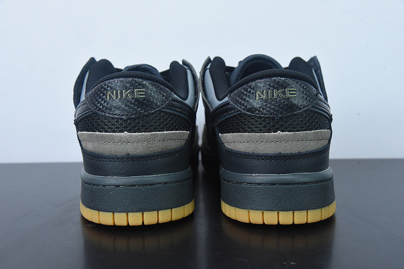 nike dunk low scrap black gum db0500-001