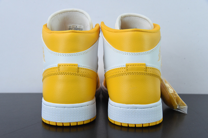 air jordan 1 mid “university gold” bq6472-117