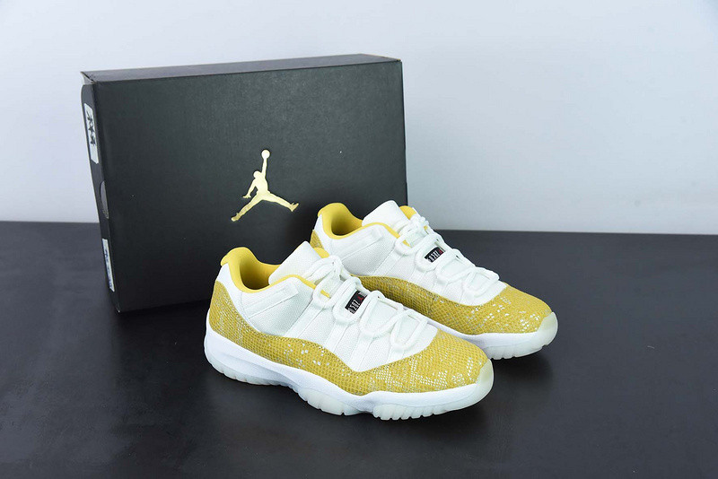 air jordan 11 low “yellow snakeskin” ah7860-107