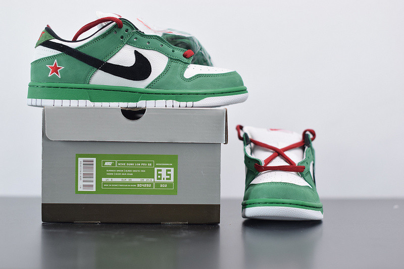 nike sb dunk low pro sb "heineken" 304292-302