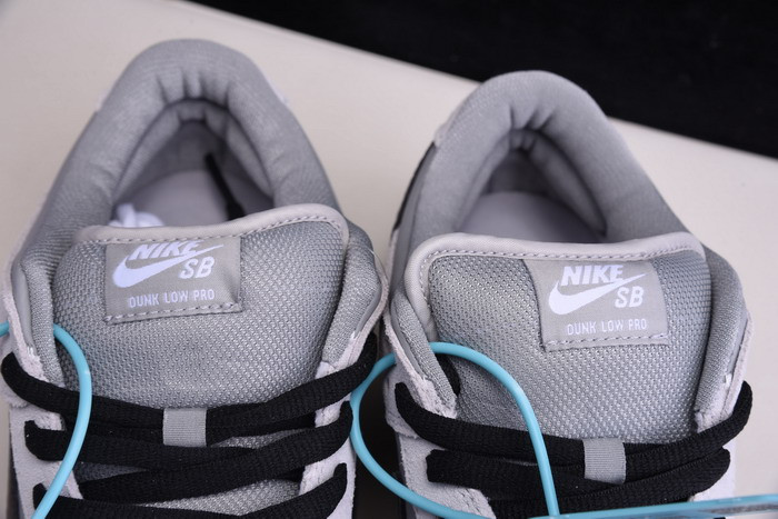 nike sb dunk low pro grey black