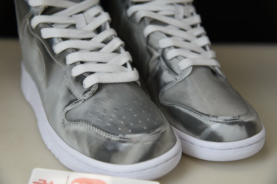nike dunk high clot metallic silver dh4444-900